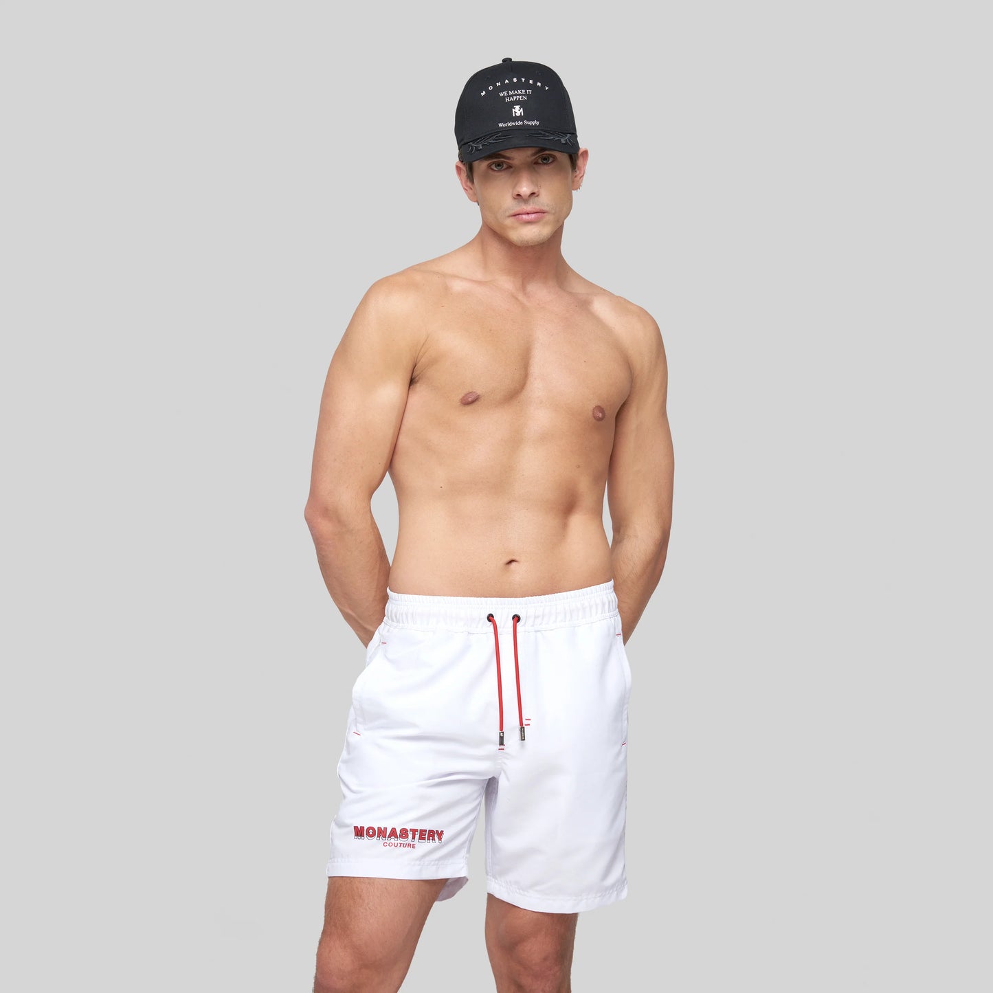 ARGOLIDA SWIM SHORT WHITE