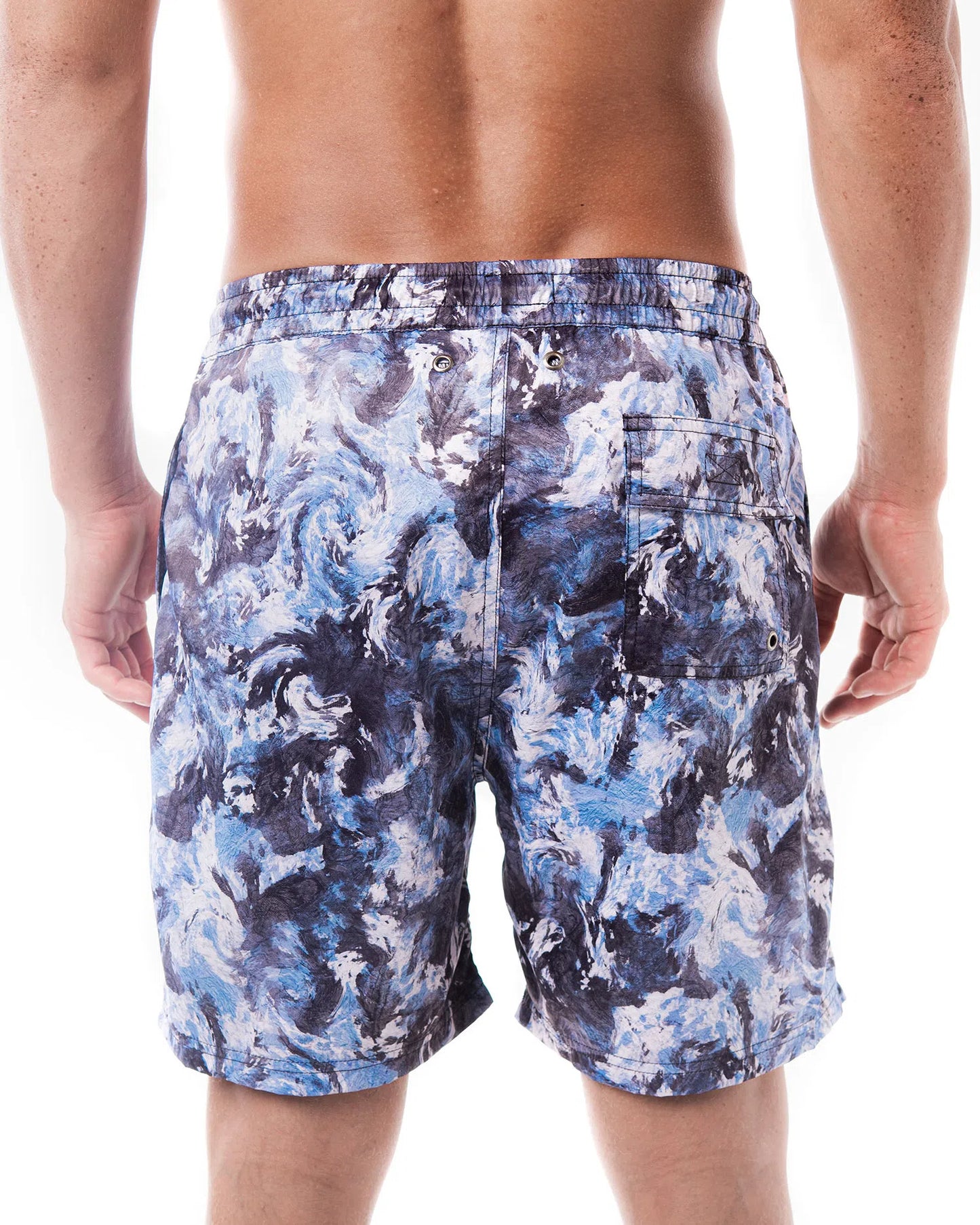 MARBLE SHORT WITH LOGO