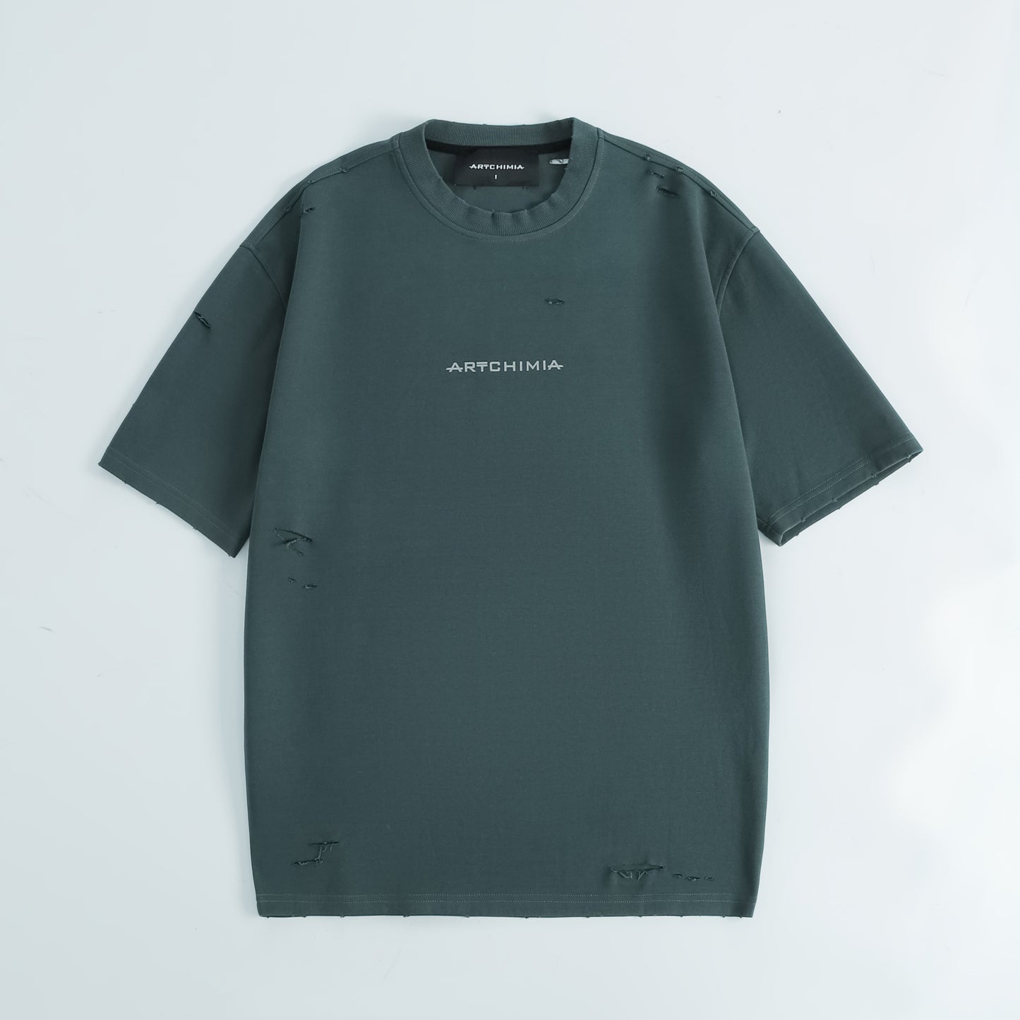 Artchimia l OPEN YOUR F EYES CHARCOAL OVERSIZED T-SHIRT