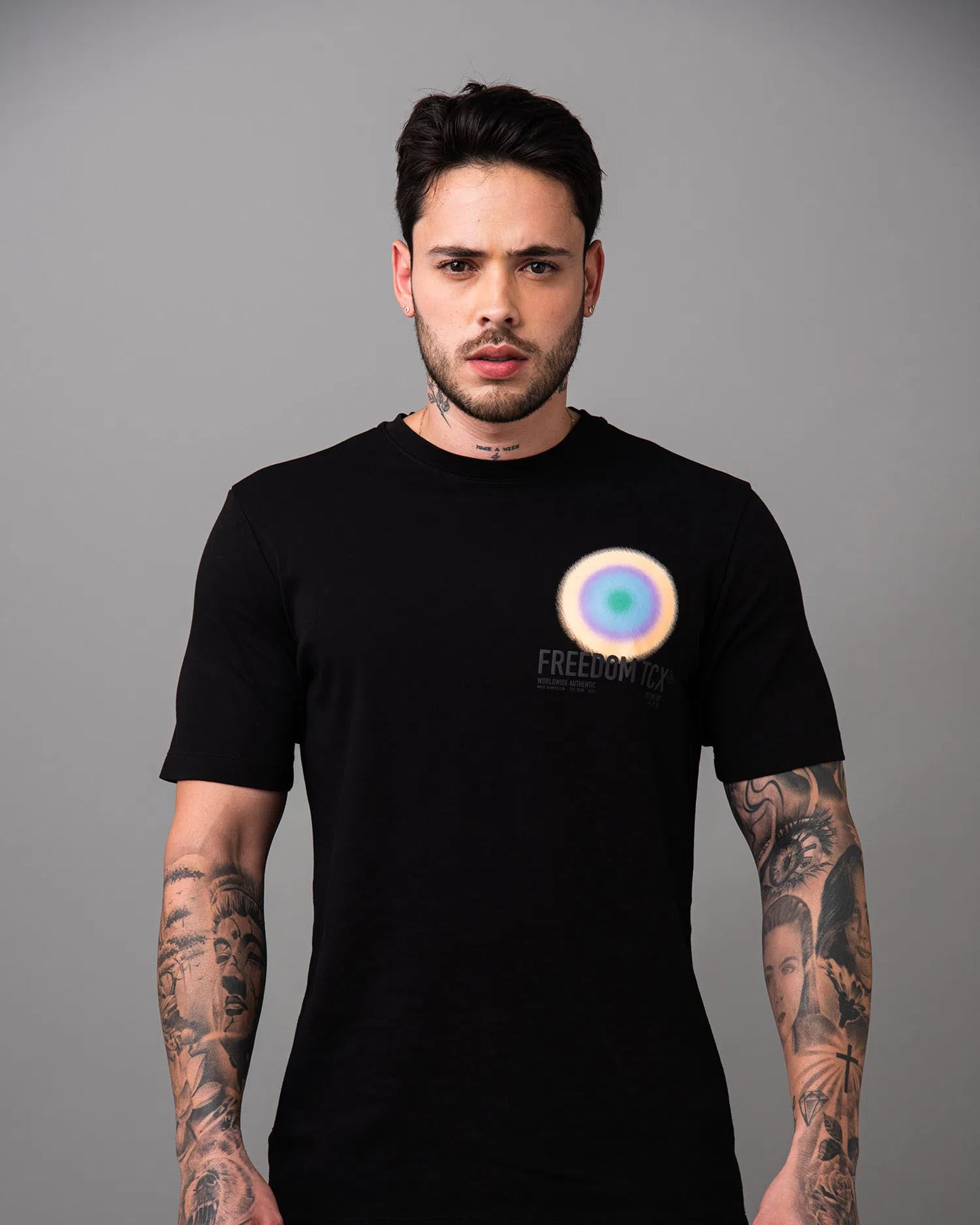FREEDOM PANTONE BLACK SHIRT