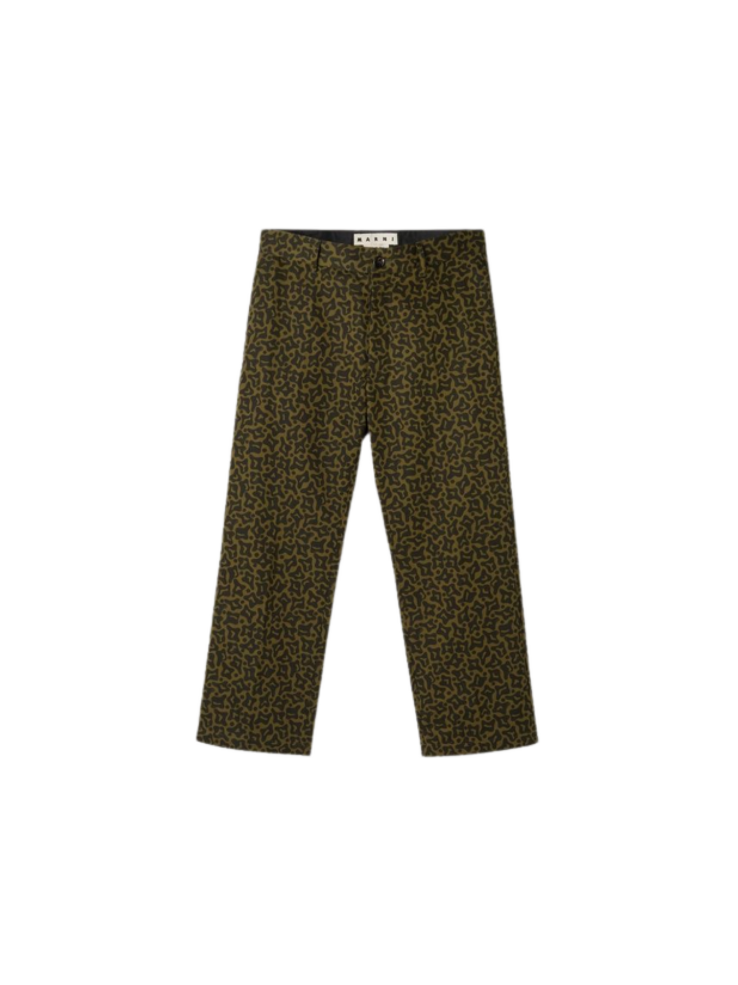 MARNI - CEMO CELLS Heavy cotton cropped pants