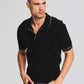 SEROYA - AXEL FITTED POLO BLACK