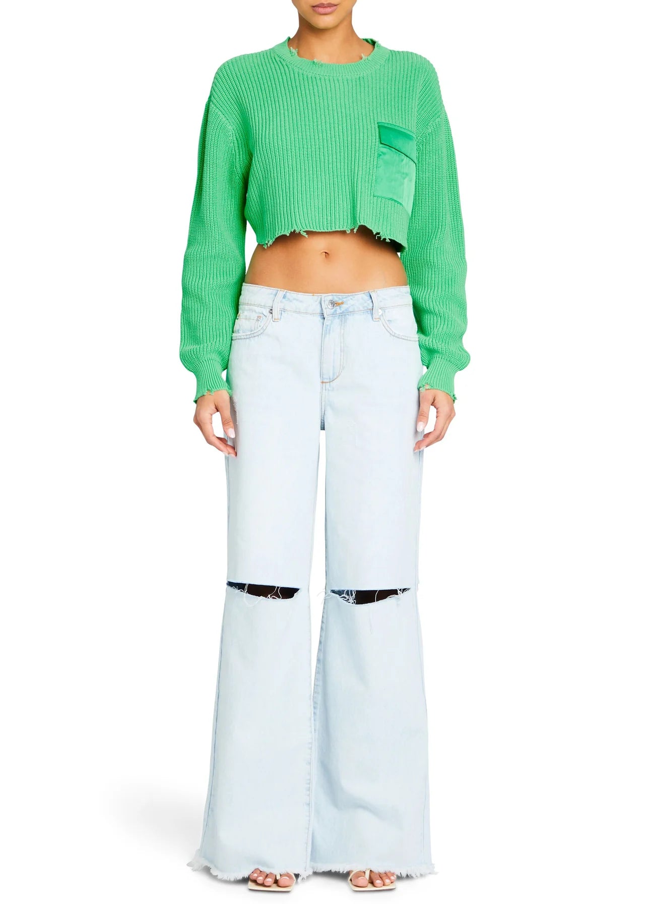 SEROYA - MID CROPPED DEVIN SWEATER