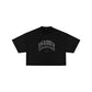 Forever Goth black crop top