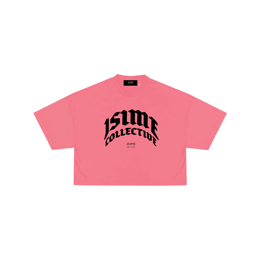 Forever Goth Pink Crop Top