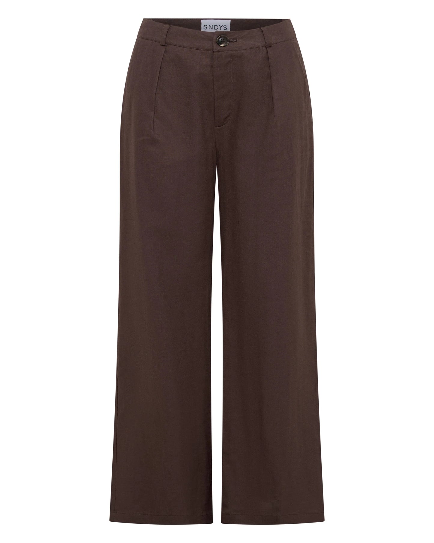 SNDYS - HALE LINEN PANTS (CHOCOLATE)