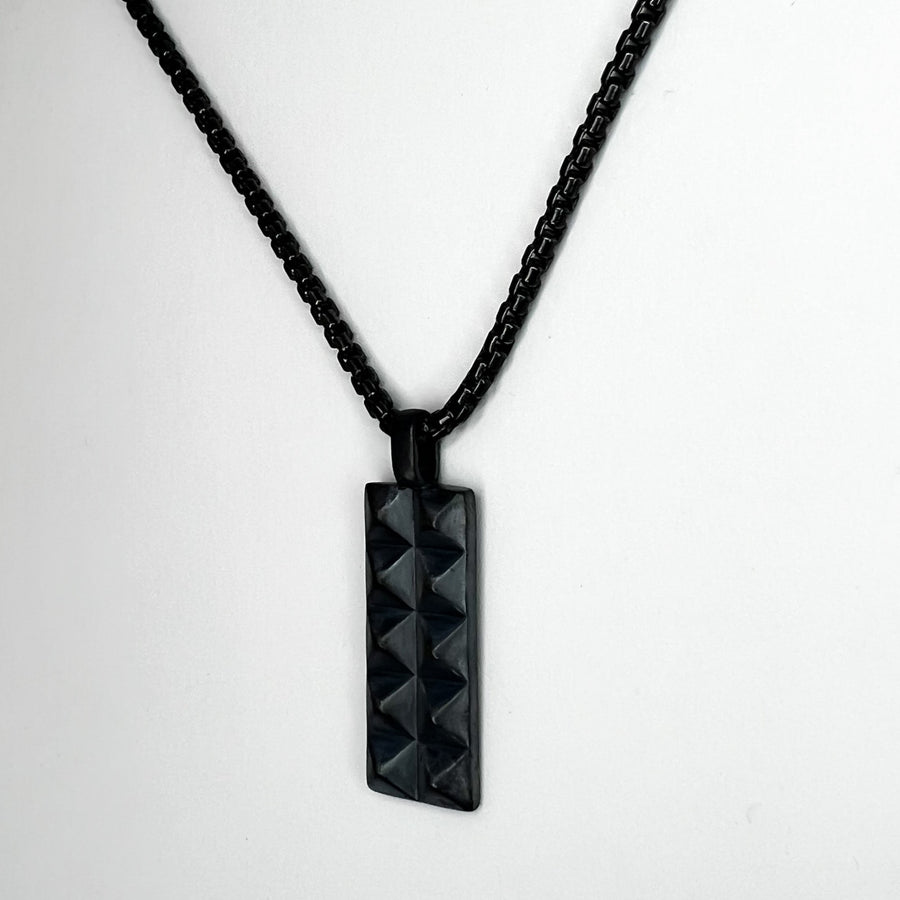 WE l double pyramid pendant