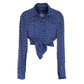 BOUBOU l Blue cheetah Shirt