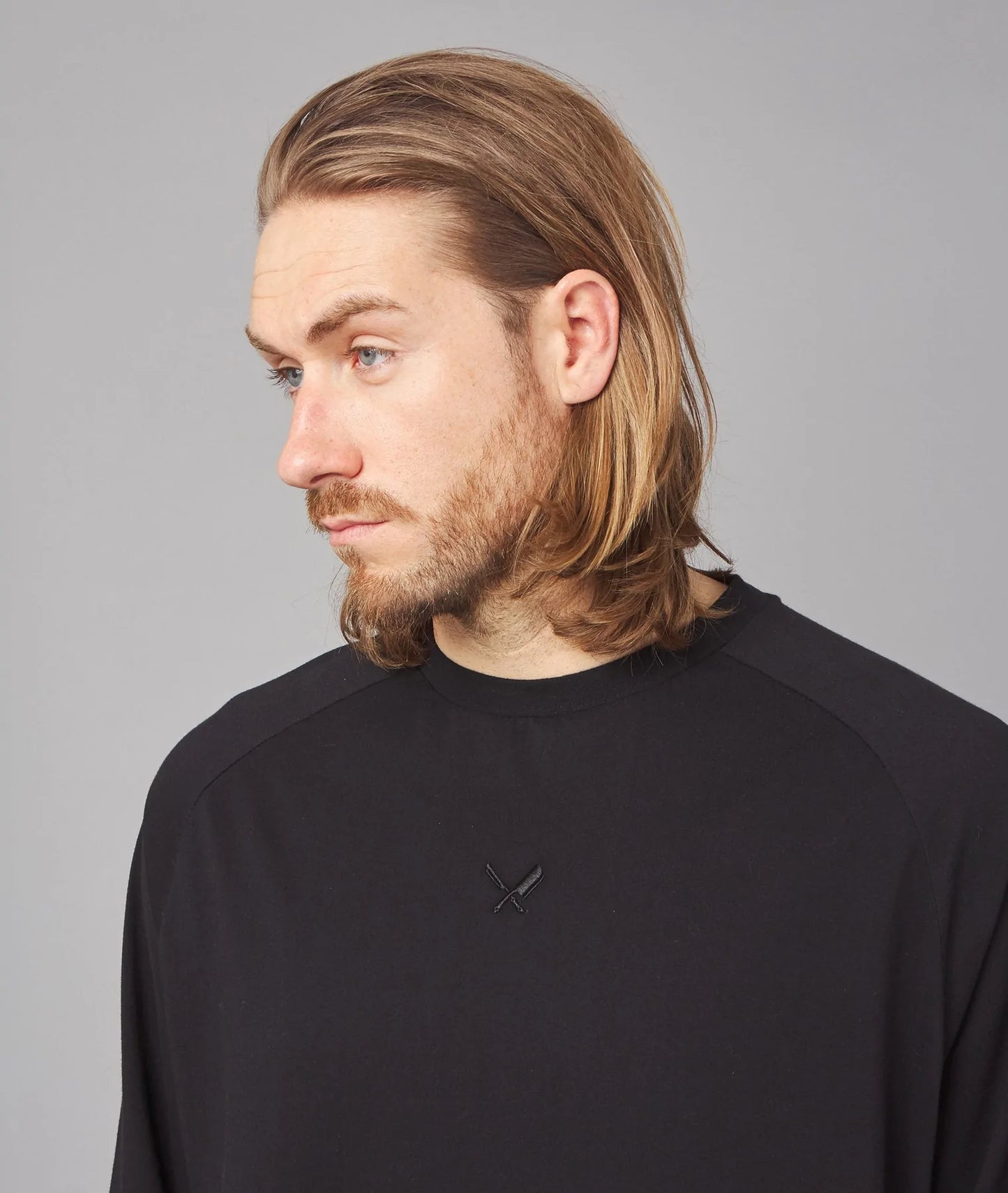 DPC BLACK OVERSIZED LONGSLEEVE SWEATSHIRT / SHIRT
