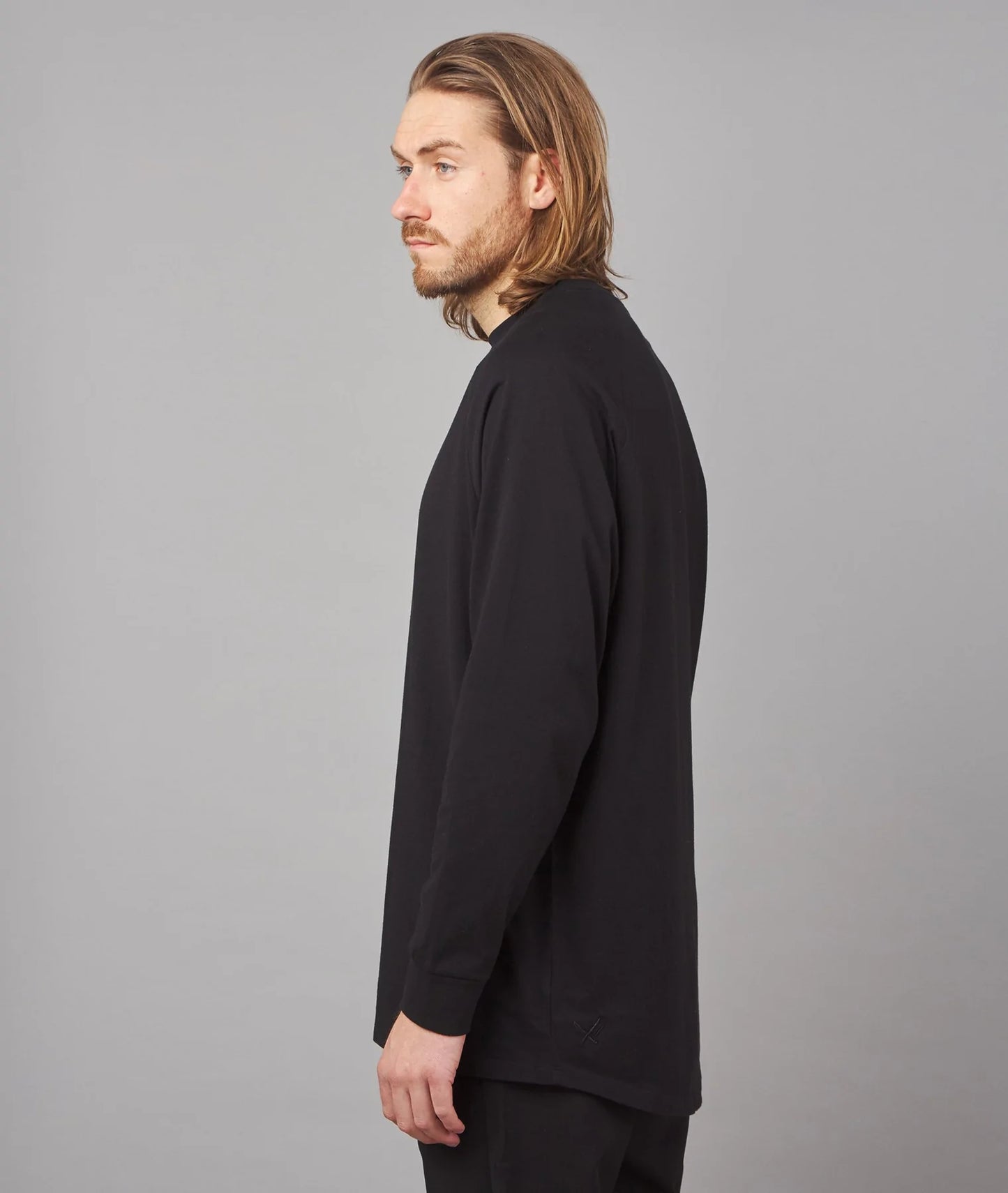 DPC BLACK OVERSIZED LONGSLEEVE SWEATSHIRT / SHIRT