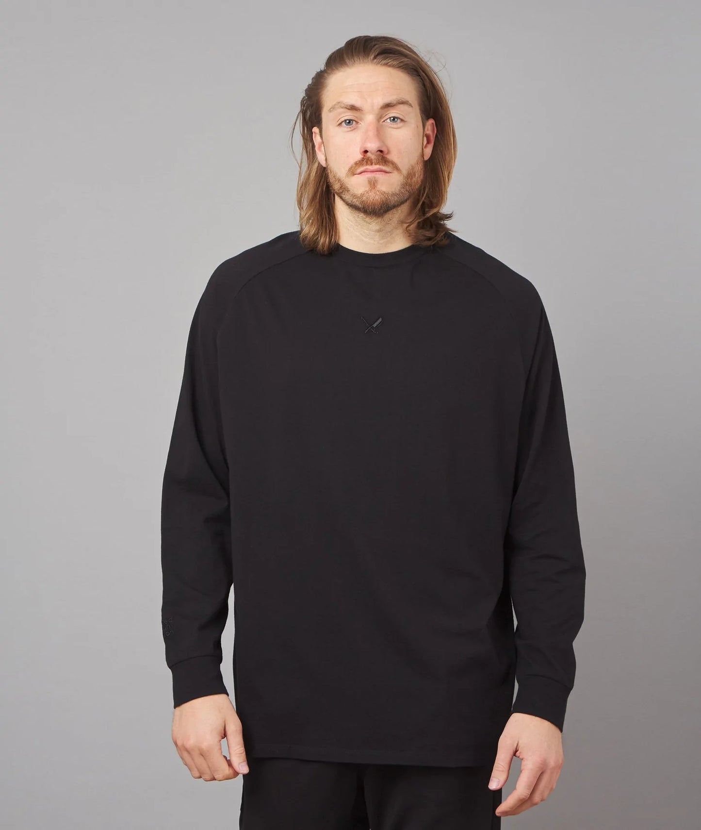 DPC BLACK OVERSIZED LONGSLEEVE SWEATSHIRT / SHIRT