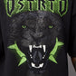 DPC- VINTAGE PANTHER WASHED BLACK,  & GREEN OVERSIZED T-SHIRT