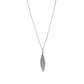 SILVER 1 LINE SURFBOARD NECKLACE
