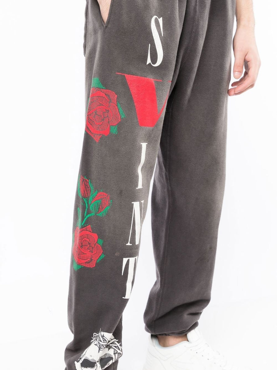SAINT MXXXXXX x Vlone logo-print joggers