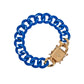 HUES - COBALT BLUE BOX CLASP BRACELET