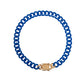 HUES - COBALT BLUE BOX CLASP NECKLACE