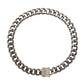 HUES - SILVER  BOX CLASP NECKLACE