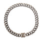 HUES - SILVER  BOX CLASP NECKLACE