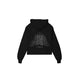 Metal Logo Cropped Hoodie