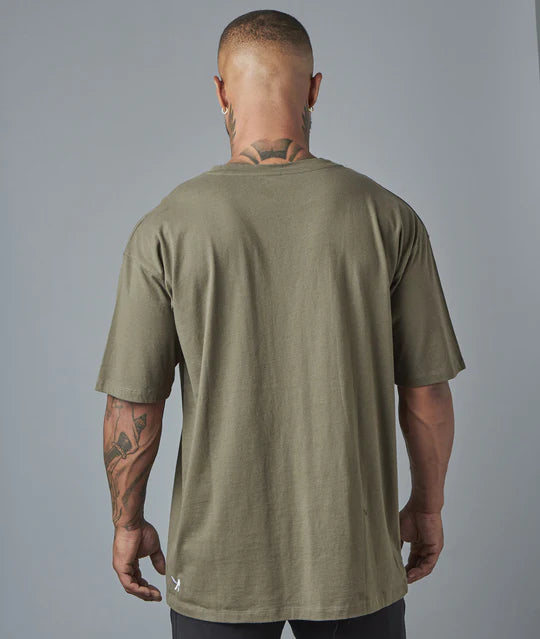 DPC- CLASSIC HEAVY OVERSIZE SUB OLIVE T- SHIRT