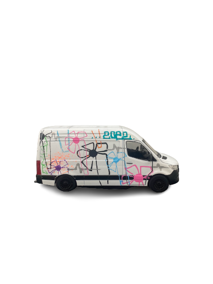 ZeFlorist - Graffiti  Mini Cargo Van
